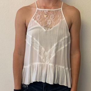 Hollister White Cami Blouse